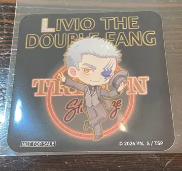 TRIGUN STARGAZE 트라이건 카페 특전 코스터 리비오