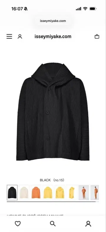 즉시 완판템 ISSEY MIYAKE 후드티 HP61-JC031-15