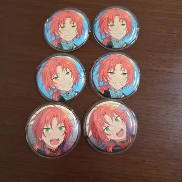 츠키나가 레오 캔뱃지 6개 세트 셔플