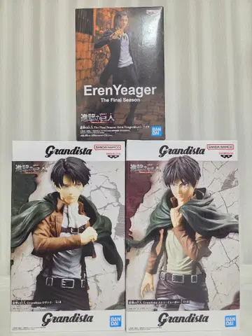 [ 미개봉 새상품 ] 진격의 거인 피규어 3종 세트 묶음 판매