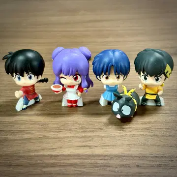 [캡슐 토이] 란마 1/2 늘어서. 컴플리트 세트