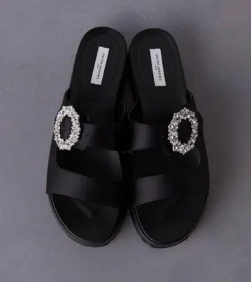 유나이티드 애로우즈 새틴 비쥬 샌들 38