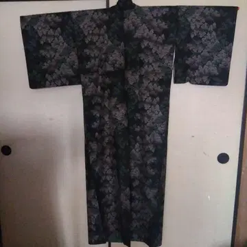 새상품 순수 실크 기모노 총 무늬 교육용 실 포함