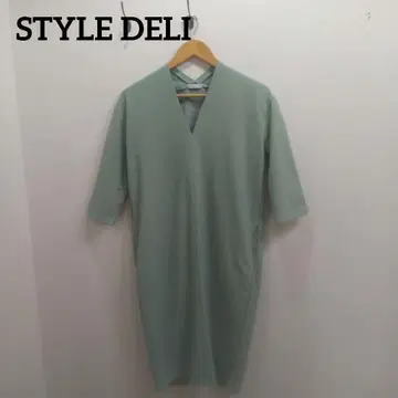 [ STYLE DELI ] 민트 그린 V넥 원피스 M 사이즈