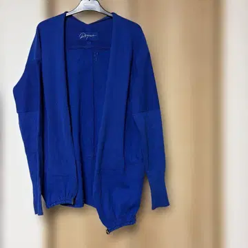 이탈리아 브랜드 Rogue 파랑 긴팔 가디건 티셔츠