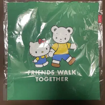 완판 familiar Hello Kitty 콜라보 토트백