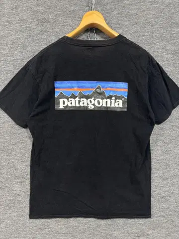 Patagonia 파타고니아 P-6 로고 레스폰시빌리티 티셔츠 M 블랙
