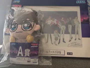 명탐정 코난 S상 아크릴 아트 패널과 A상 봉제 인형