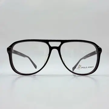 빈티지 U.S.POLO ASS'N 안경 프레임 블랙 사바에 일본제