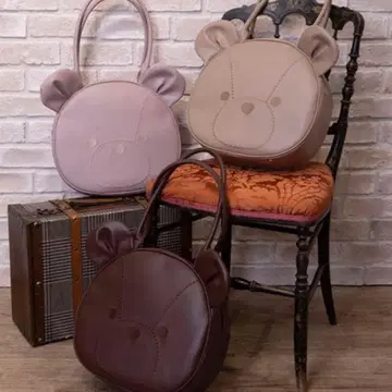 axes femme kawaii 곰 모양 토트백 플러피 베어