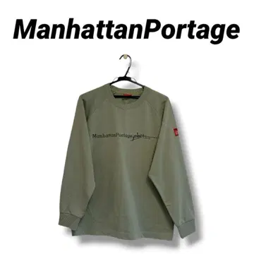 새상품급 맨해튼 포티지 올리브 그린 맨투맨