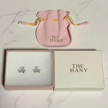 THE HANY Bijoux 하트 플라워 귀찌 실버 허니 상자