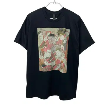 슬램덩크 우키요에 [ L 사이즈 ] T셔츠 블랙