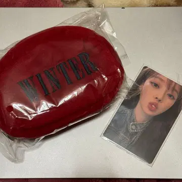 aespa 윈터 거울 포함 파우치