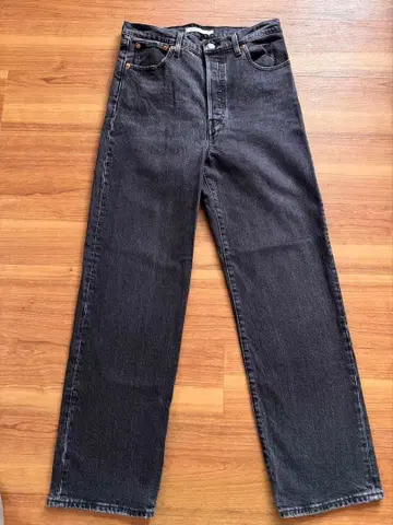 리바이스 Levi's Ribcage W29 블랙 새상품급