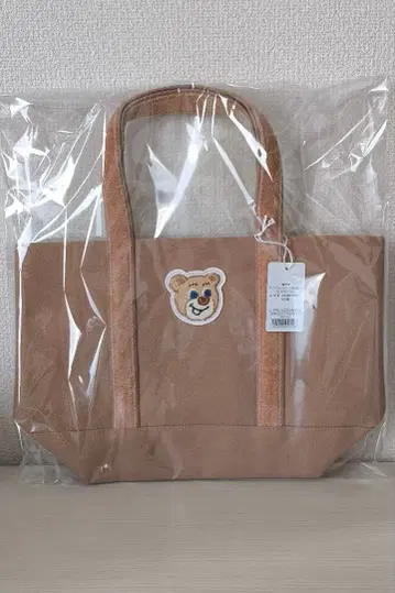 페이러 올드 테디 토트백 베이지