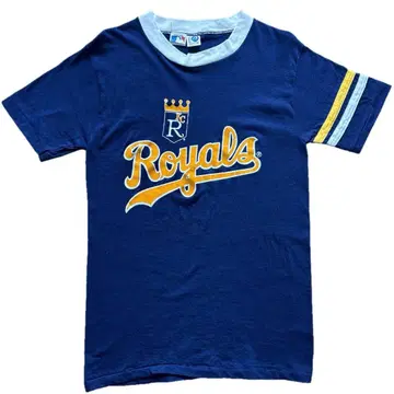 T셔츠 KC Royals 로얄즈 MLB 네이비 USA제 링거 구제 의류