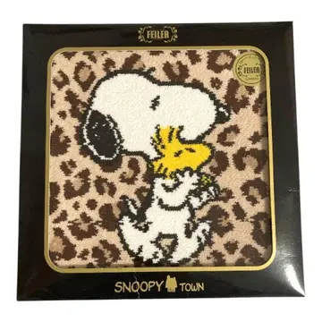 새상품 박스 포함] 페이러 스누피 손수건 레오파드 애니멀 완판템