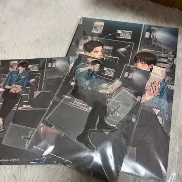 한국 BL 야화첩 레진 팝업 아크릴 스탠드 포스터 세트