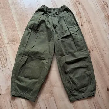 HARVESTY 서커스 팬츠 밀리터리 그린