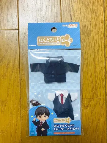 넨도로이드돌 의상 세트 수트 네이비