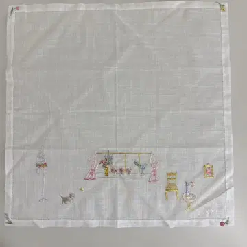 긴자 와코 WAKO 손자수 손수건