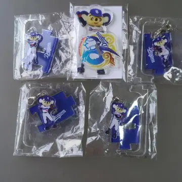 주니치 드래곤즈 도아라 아크릴 스탠드 5개 세트