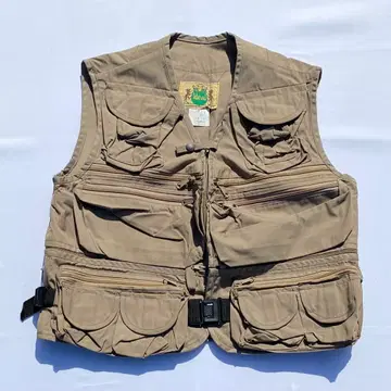 70년대 Ideal 낚시용 조끼 데드스탁 코튼 베스트 M