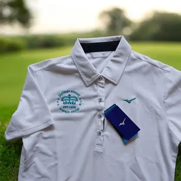 미즈노 골프웨어 반팔 피케 셔츠 화이트/XL