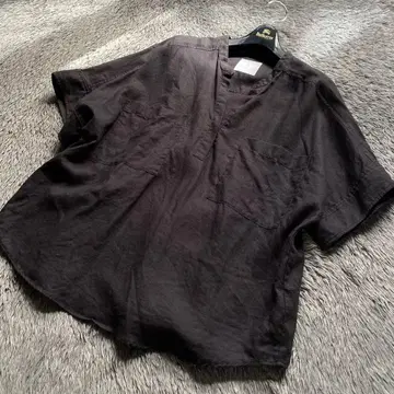 그린 라벨 릴랙싱 코르트레이 린넨 스키퍼 블라우스