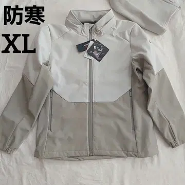 방한 방수 플리스 마운틴 후드티 XL 카키 x 그린