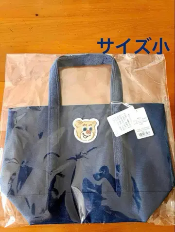 새상품 러브리 바이 페이러 올드 테디 와펜 토트백 네이비 소