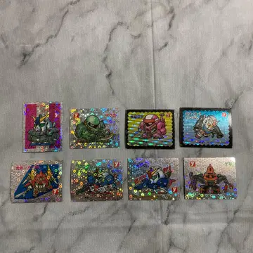 [ 당시 희귀 ] SD건담 마그넷 카드 8장 무사 게제 의라당아 외