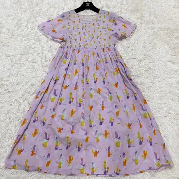 [ 컨디션 최상 ] 츠모리치사토 쓰리 와코루 선인장 A라인 플레어 개더