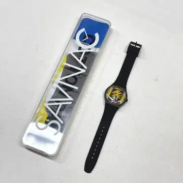 SAVNAC x COTTON PAN Watch BLACK