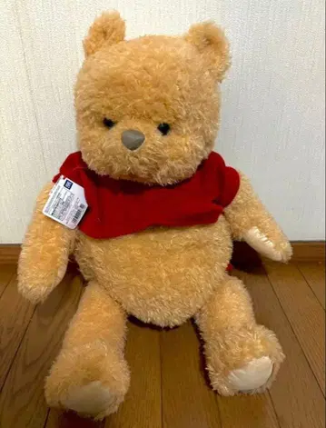 새상품 택 포함 곰돌이 푸 푸와 어른이 된 나 리얼 사이즈 봉제 인형