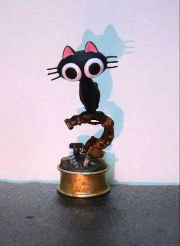 K&M 트라이건 TRIGUN 흉상 컬렉션 시크릿 검은 고양이님 원형눈