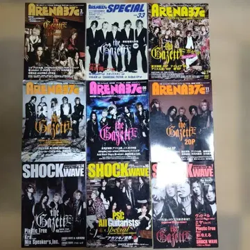 the GazettE 특집 잡지 9권 세트