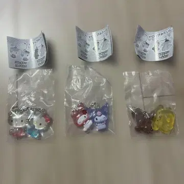 산리오 캐릭터즈 나카요시 드롭 참 3개