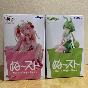 누들 스토퍼 피규어 벚꽃 미쿠 즌다몬 세트