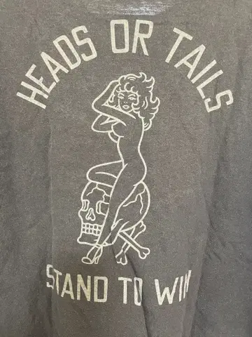 COOTIE HEADS OR TAILS 티셔츠 Lsize