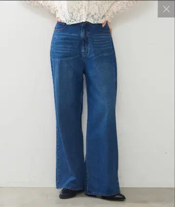 새상품 Kastane 스트레이트 백 벨트 팬츠