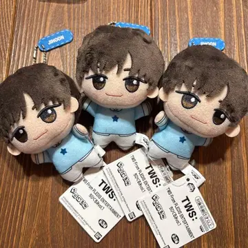 남코 한정판 TWS SD 인형 지훈 지훈 투어스 3체 세트