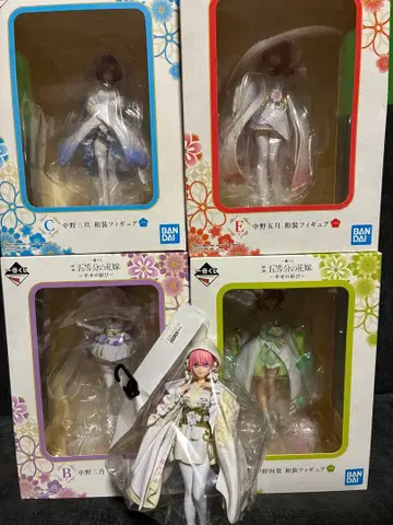 5등분의 신부 제일복권 피규어 세트