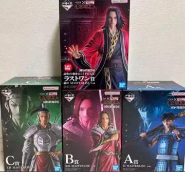 제일복권 춘추전국대전 킹덤 피규어 4종 세트 라스트 원