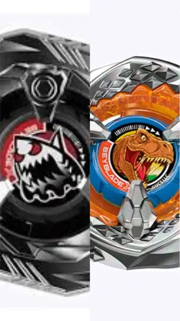 베이블레이드 x 샤크 엣지 1-60q 티라노 비트 (쥬라기 콜라보판)