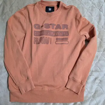 G-STAR RAW 오렌지 트레이닝복 맨투맨