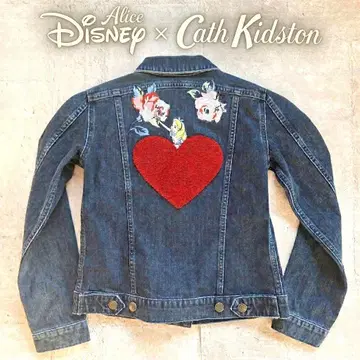 레어 새상품 캐스키드슨 디즈니 원더랜드 앨리스 데님 자켓