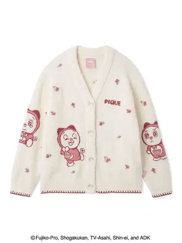 gelato pique 베비모코 자카드 가디건 도라에몽
