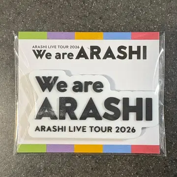 We are ARASHI LIVE TOUR 2026 로고 마그넷